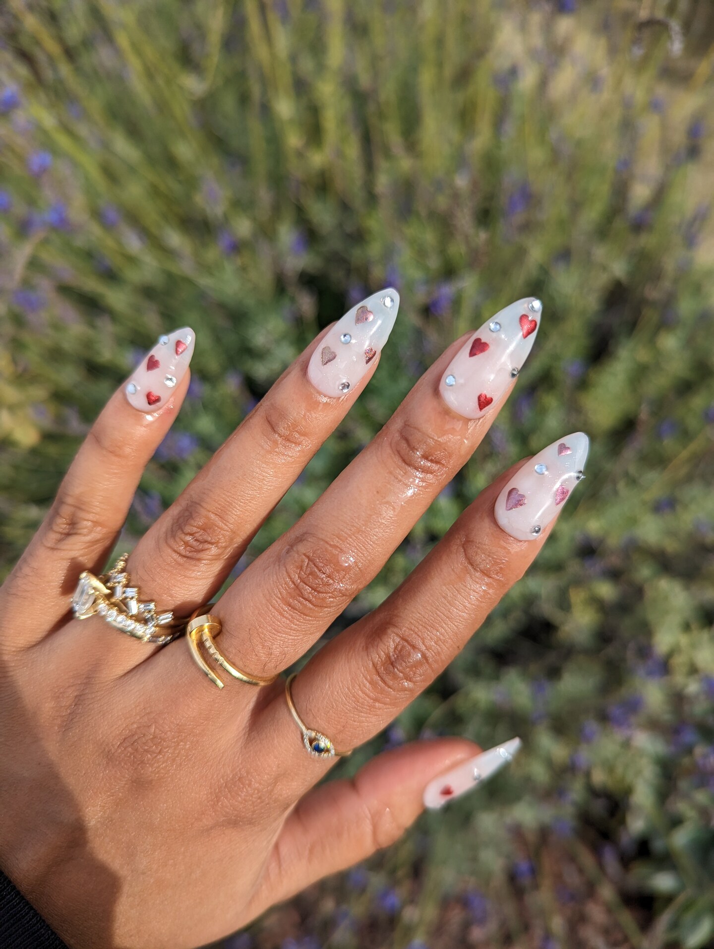 Chrome Hearts - Pink to White Color Changing Chrome Red and Pink