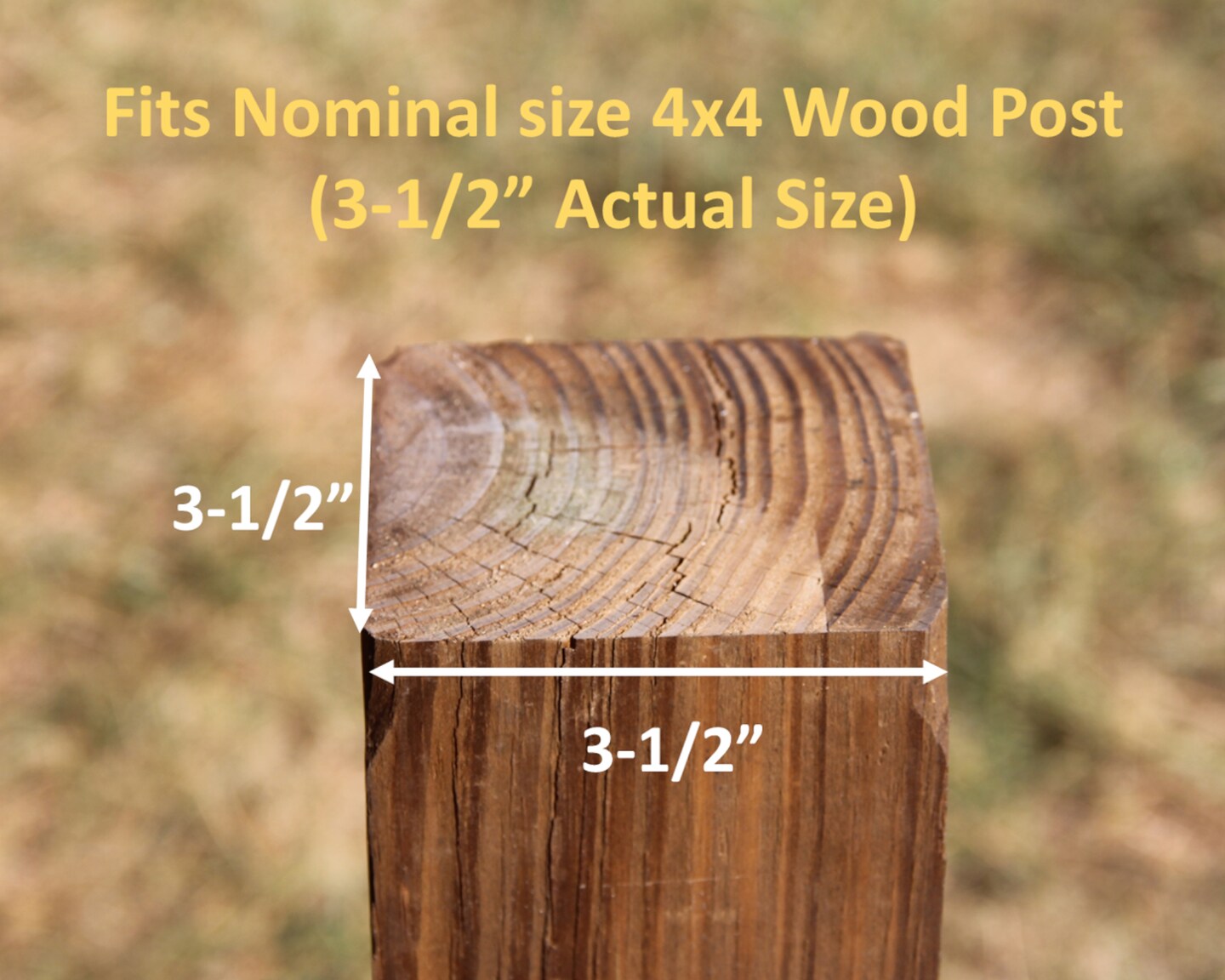 Deer Post cap Fence Post Cap for 4x4 Wood Fence Post, Deer lovers Post Cap, Fence Decor, Mailbox Post Toppers product 5