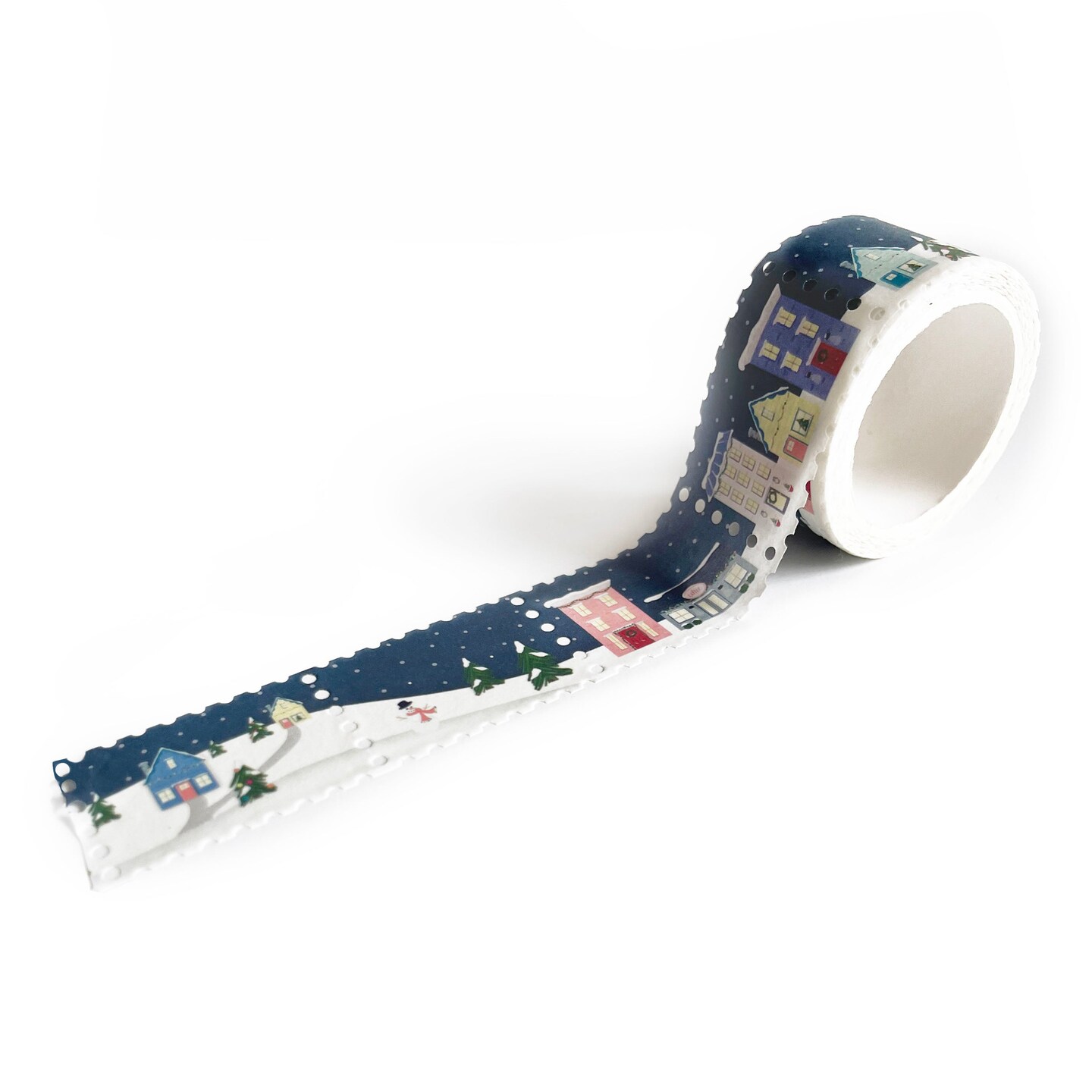 christmas village stamp washi tape | funday goods