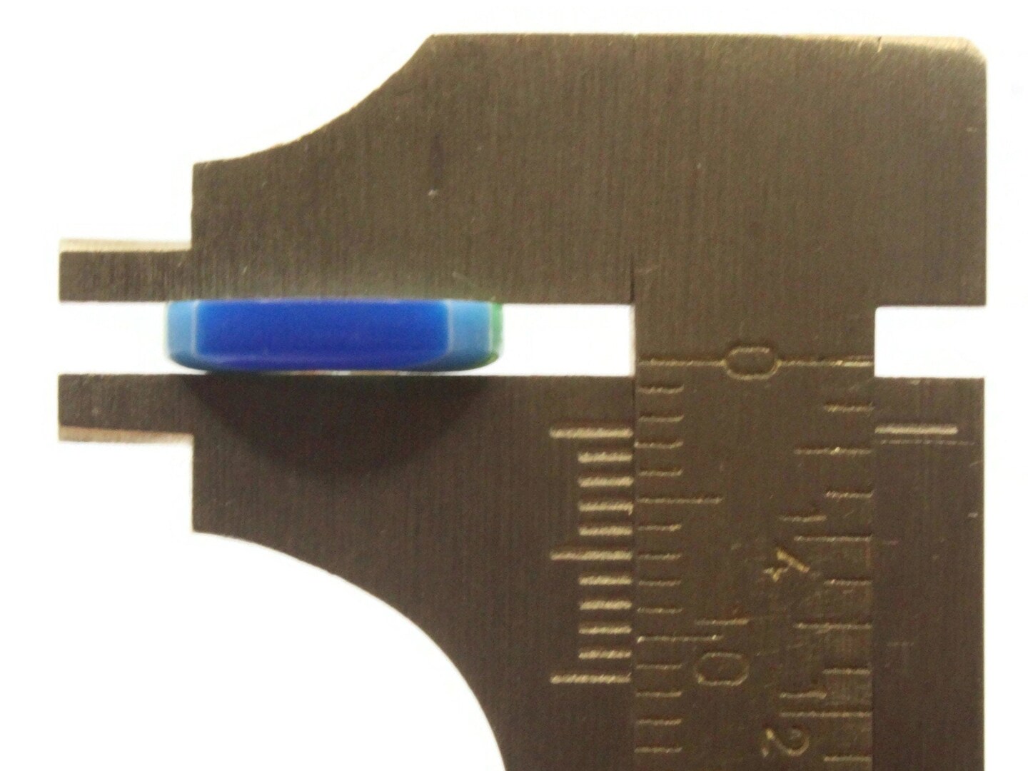 10 13mm Rainbow Striped Resin Flat Round Plastic Four Hole Buttons