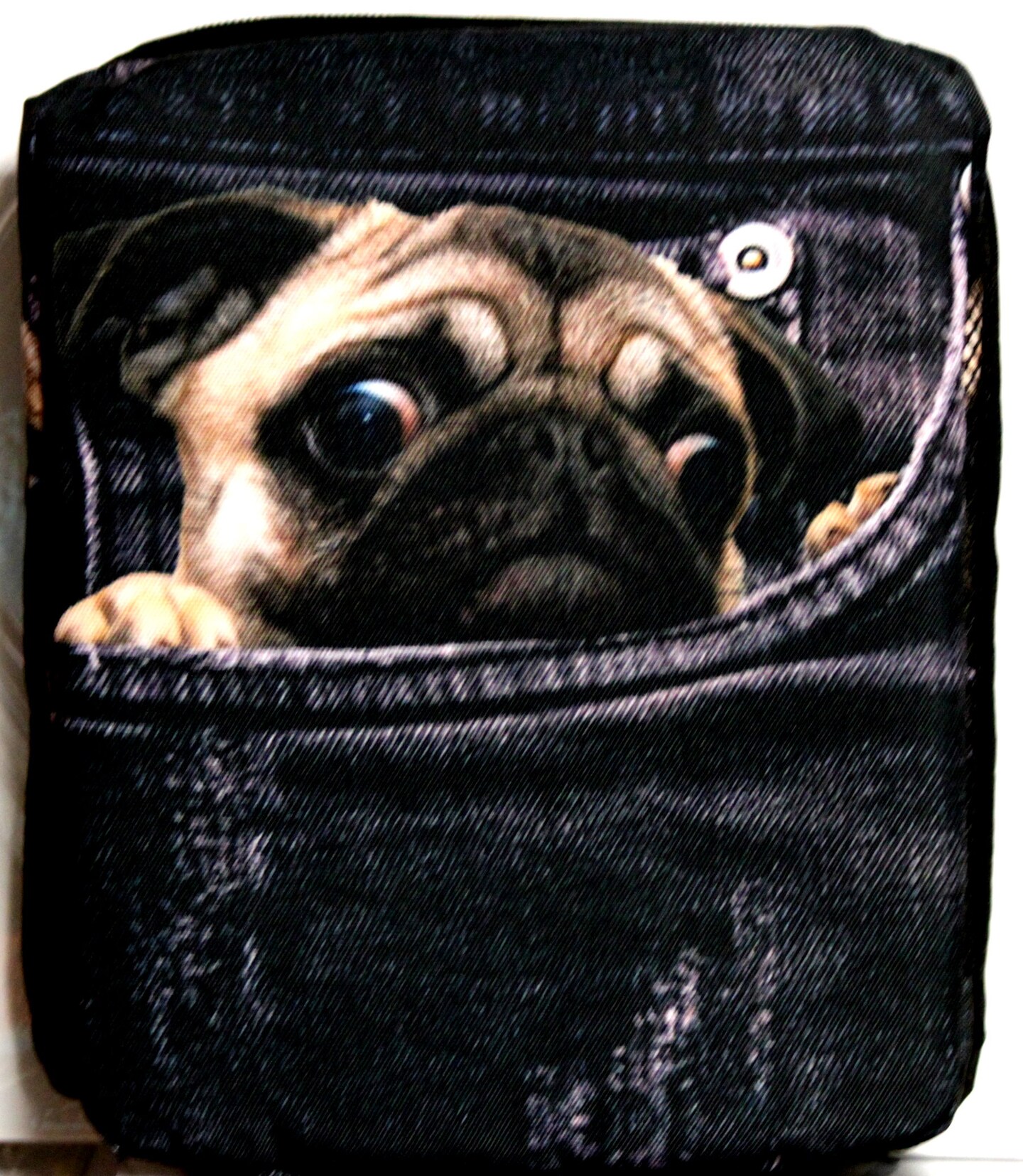 Pug Zippered Lunch Bag