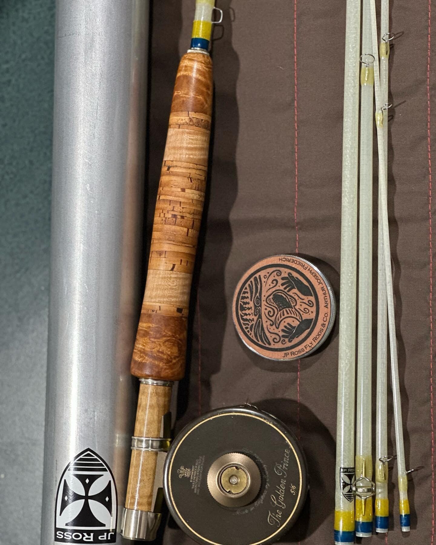 Custom, Made-to-Order Maple and Birch Bark Fly Rod Handle