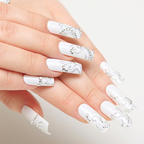 2000 Pieces Flat Back Gems Rhinestones 6 Sizes (1.5-6 Mm) Round Crystal Rhinestones with Pick up Tweezer and Rhinestones Picking Pen for Crafts Nail Clothes Shoes Bags DIY Art (Clear)