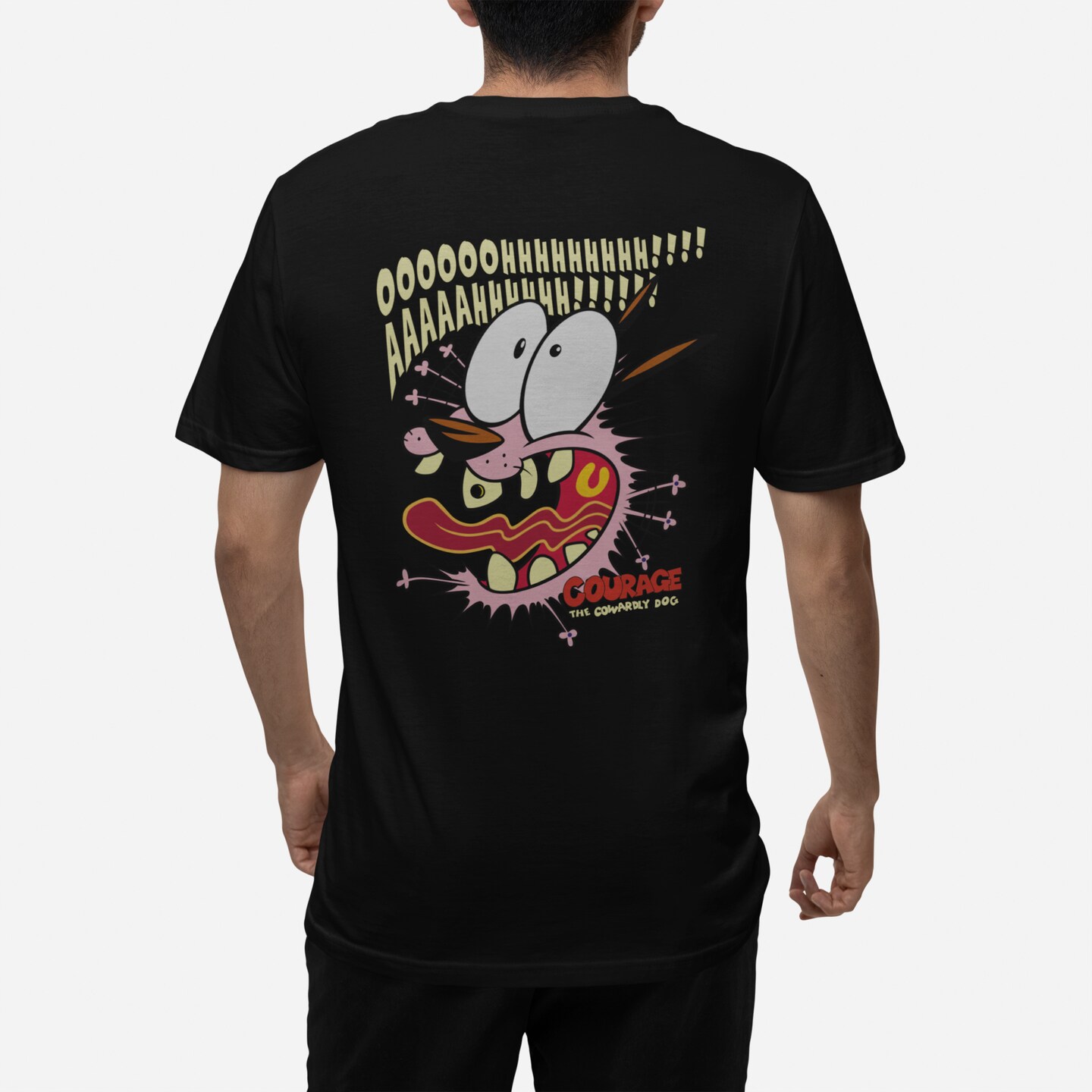 Courage the Cowardly Dog Crewneck T-Shirt | MakerPlace by Michaels