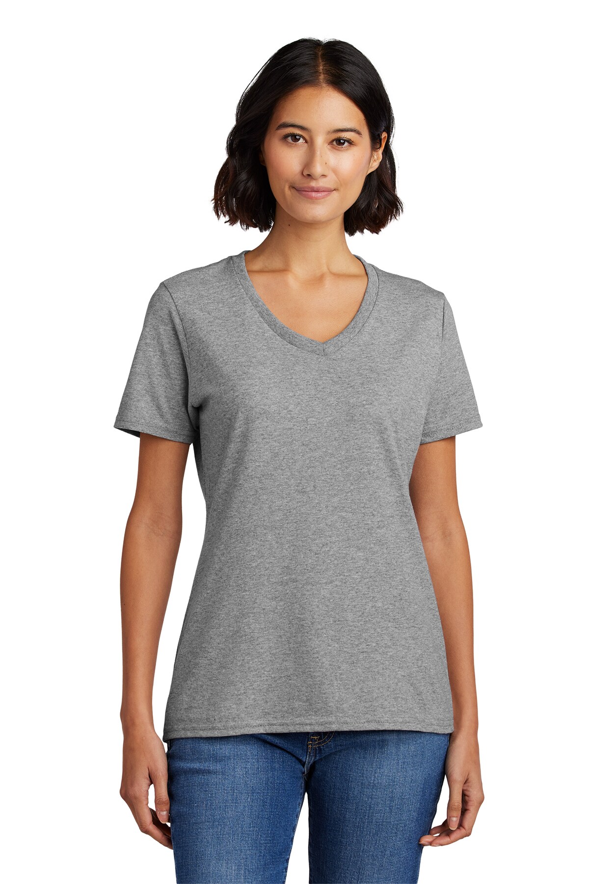 Port Company&#xAE; Women&#x2019;s Core Cotton V-Neck T-Shirt
