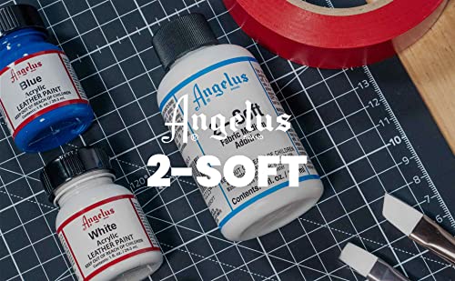 Angelus 2-Soft-4 oz Fabric Medium, 4 Fl Oz (Pack of 1), Clear