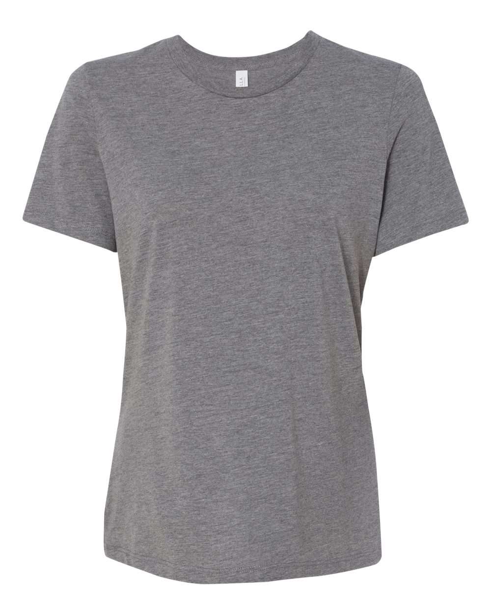 BELLA + CANVAS Women’s Relaxed Fit Crew Neck Short Sleeve Triblend Tee for Printing & Summer Wear