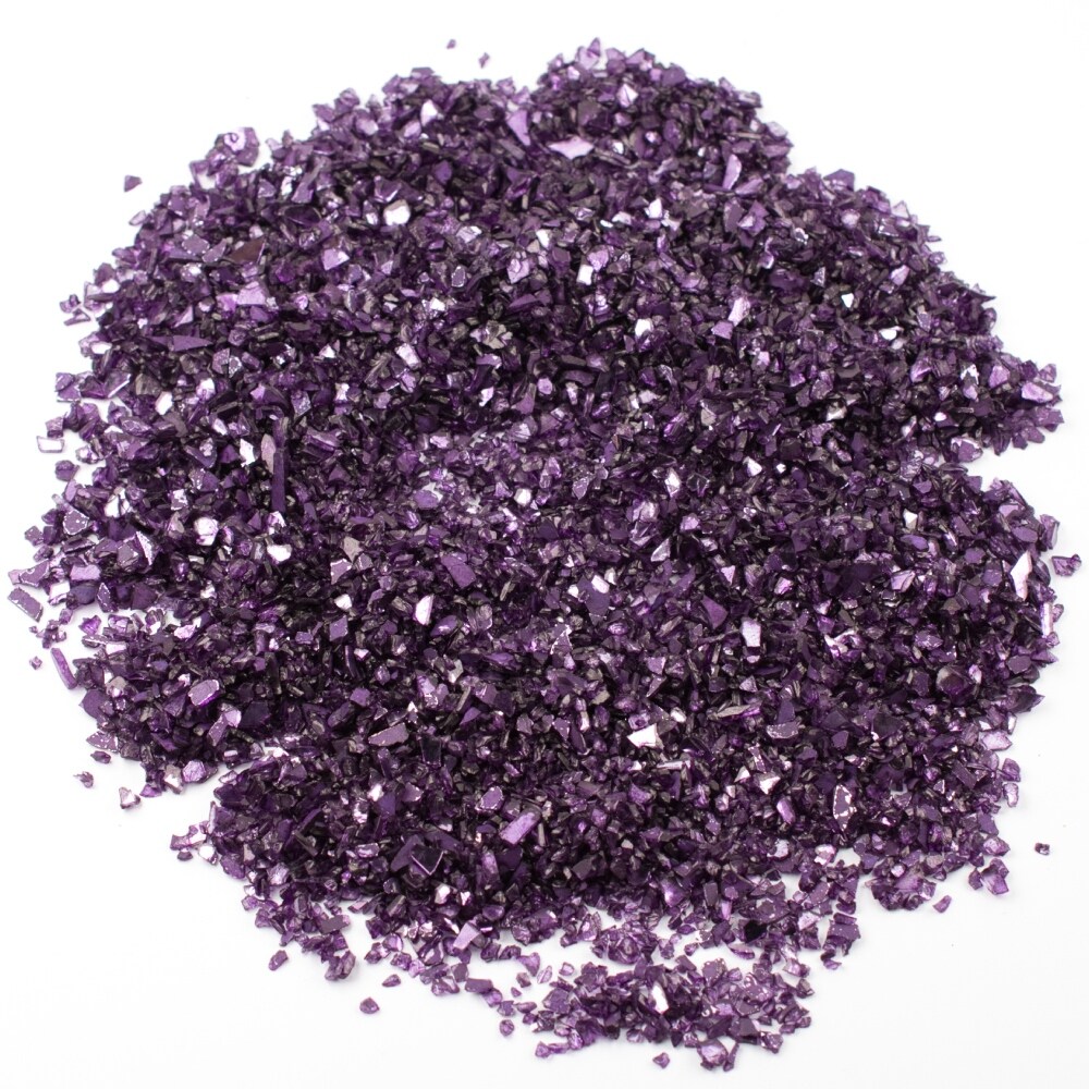 Purple Reflective Crushed Glass | Michaels
