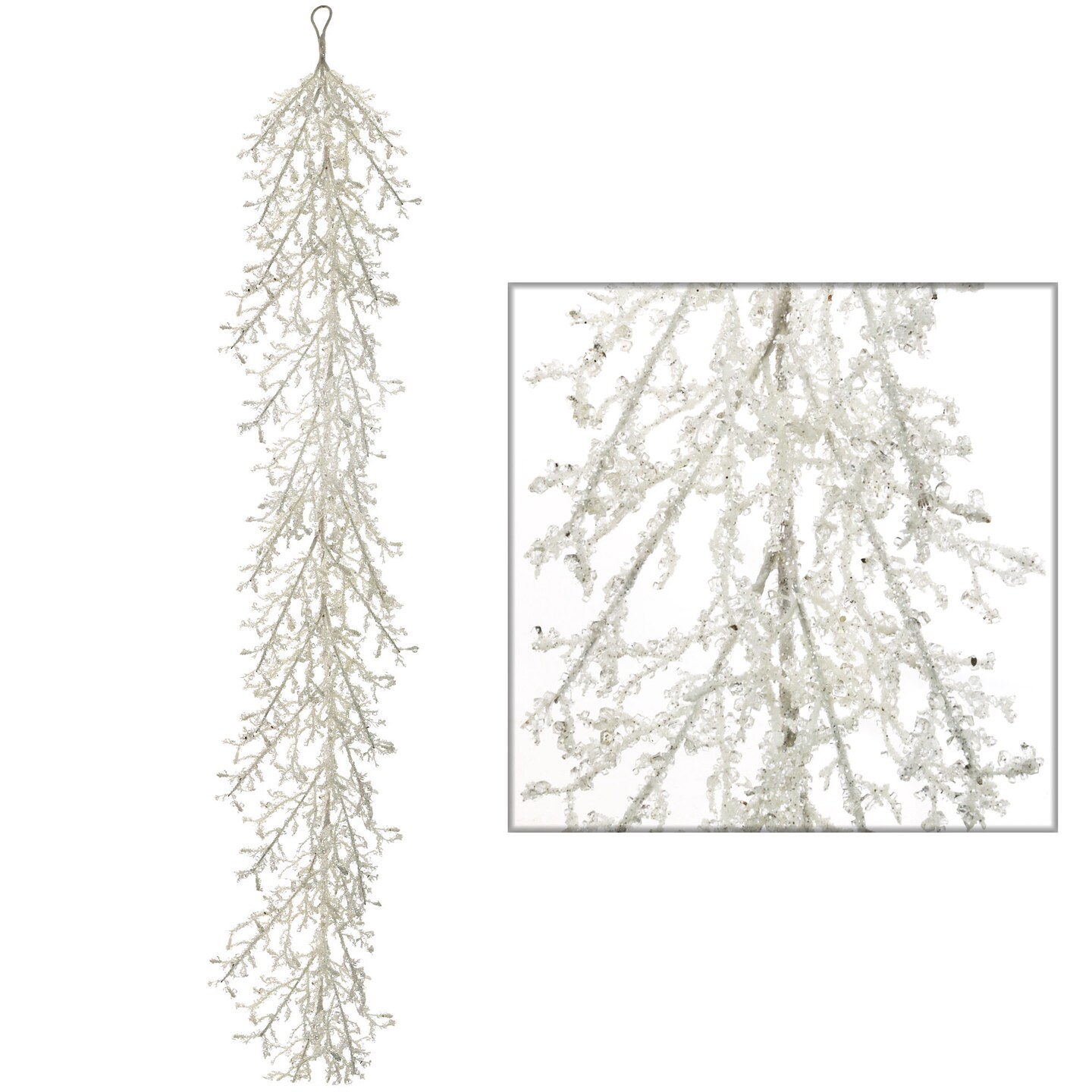 Christmas Iced Twig Garland christmas Party Decorations 