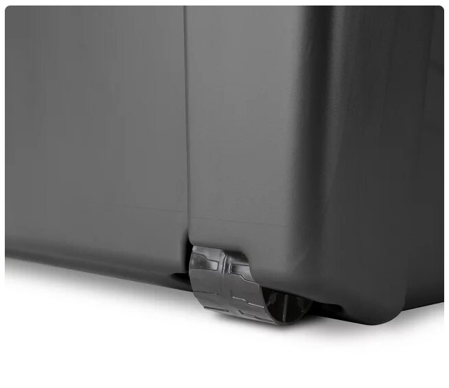 Black Plastic Footlocker