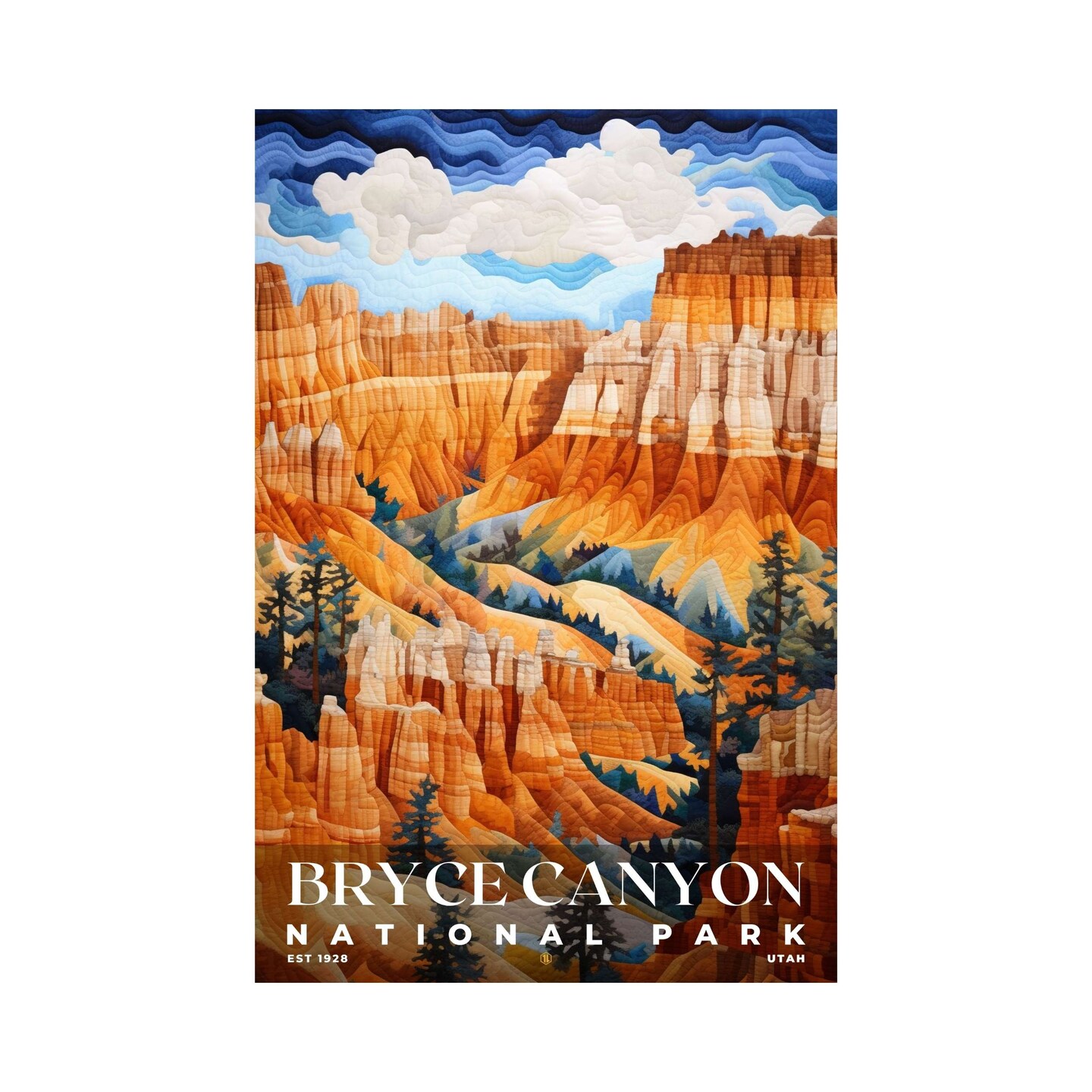 Bryce Canyon National Park Poster, Travel Art, Office Poster, Home ...