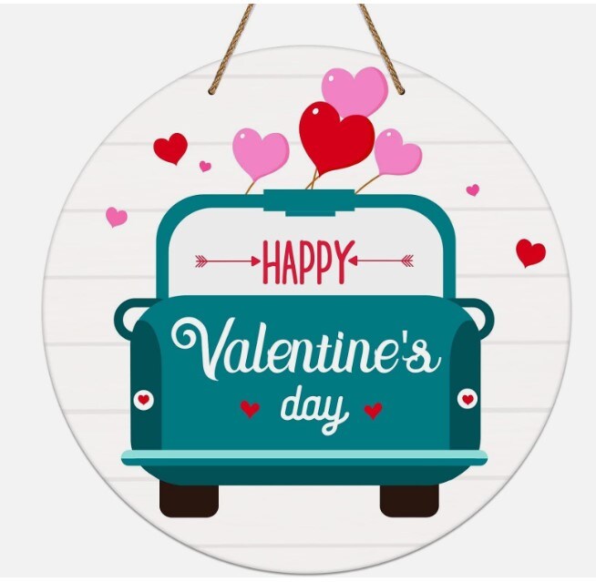 Wall Hanging Valentine&#x27;s Day Door Sign