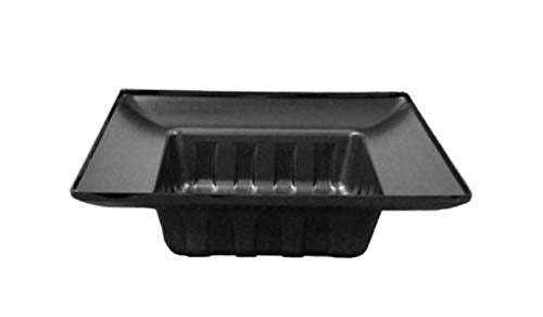 Curtis Wagner Plastics FAC-9900 Flower Arrangement Container (5-Pack) &#x2013; Black, Square 5.5&#x22; x 5.5&#x22; Inside x 2.5&#x22; Depth Plastic Containers for Floral Arrangement and Wedding Centerpieces for Tables