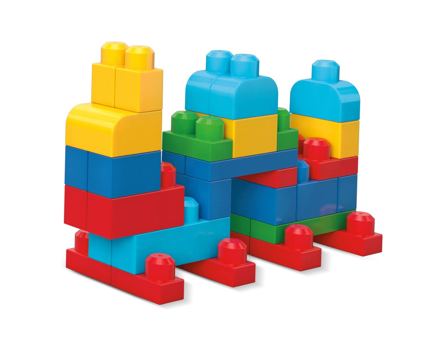 Fisher-Price Toddler Block Toys, Deluxe Building Bag with 150 Pieces and Storage Bag, Gift Ideas for Kids Age 1+ Years (Amazon Exclusive)
