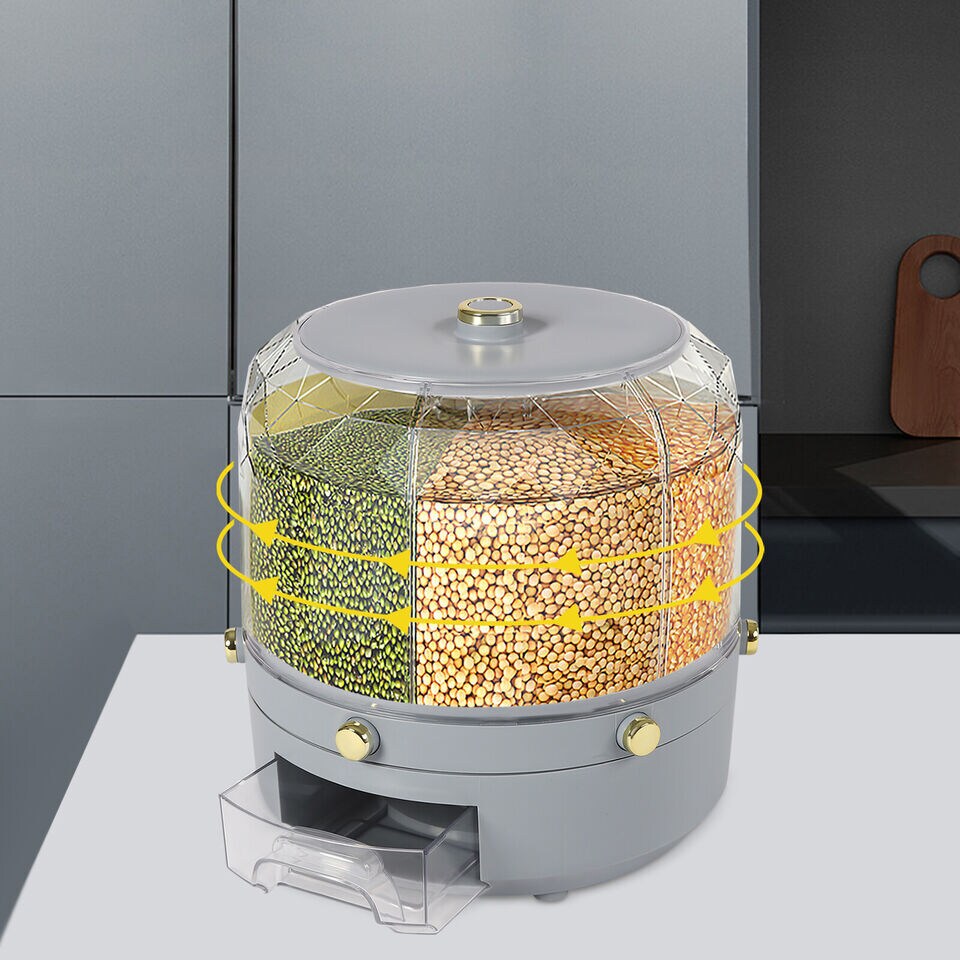 Rice Dispenser Dry Grain Food Storage Container