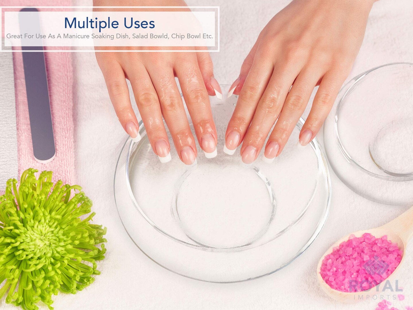 2 Pieces Flower Glass Vase, Bowl Terrarium Succulent Planter, Air Plant Hydroponic Display, Floating Candles Decorative Centerpiece Floral Container for Home or Wedding , Clear