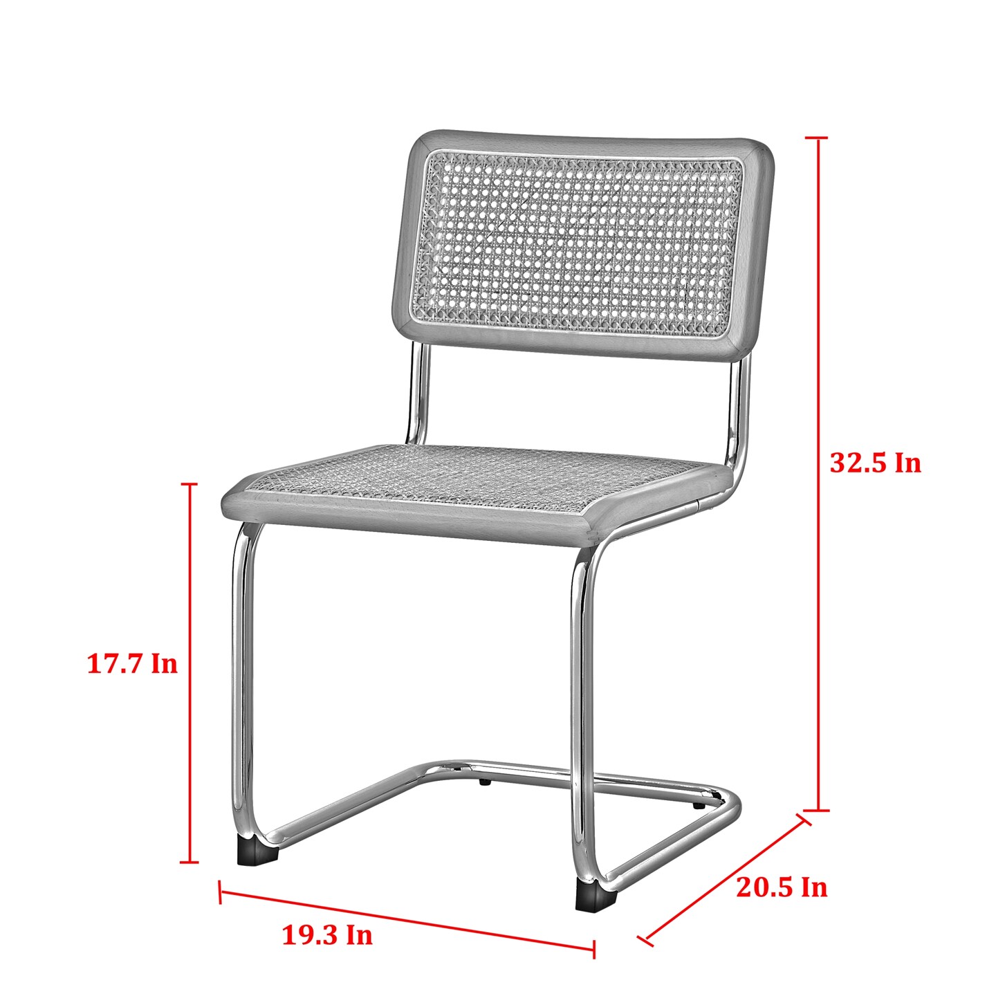 Anslee Armless Rattan Dining Chair (Set of 2)