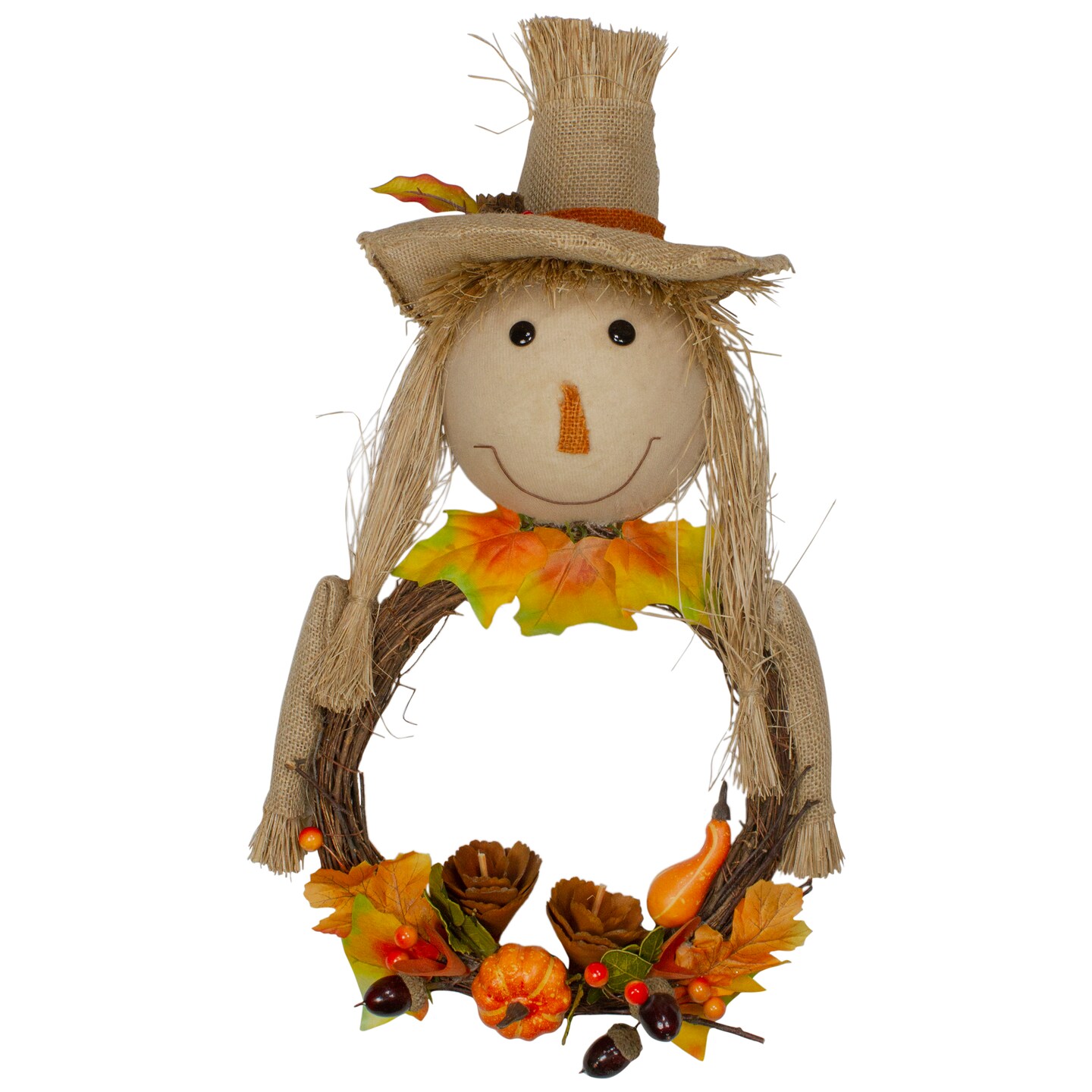 Northlight Scarecrow Wreath Wall Decor