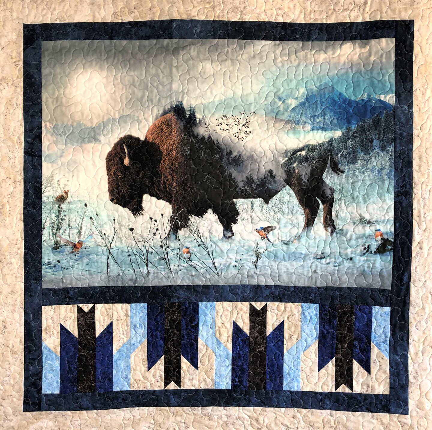 Bison quilt best sale