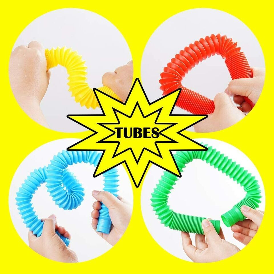 Kitcheniva Pop Tube Sensory Fidget Anti Anxiety Toy Kids 6PCS