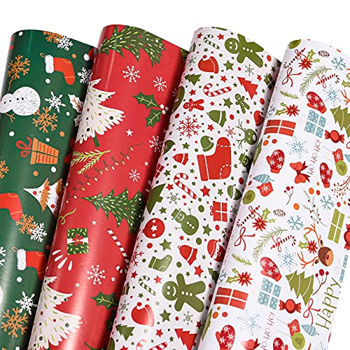 Girls christmas sale wrapping paper