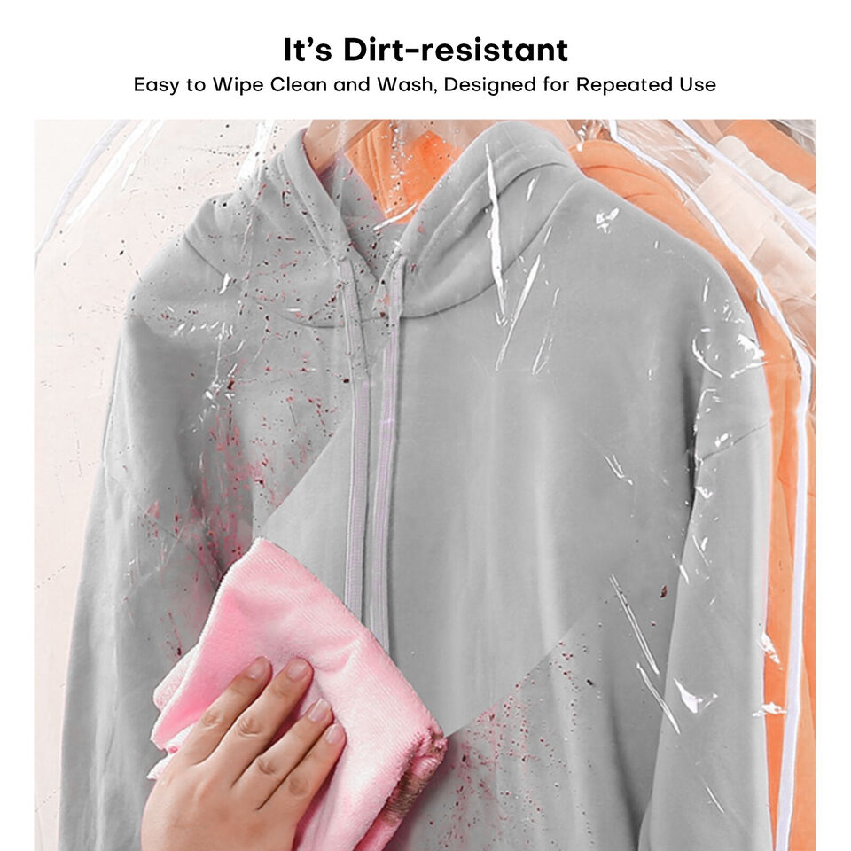 Clothes Storage Dust Cover Moisture-proof Garment Rack Cover