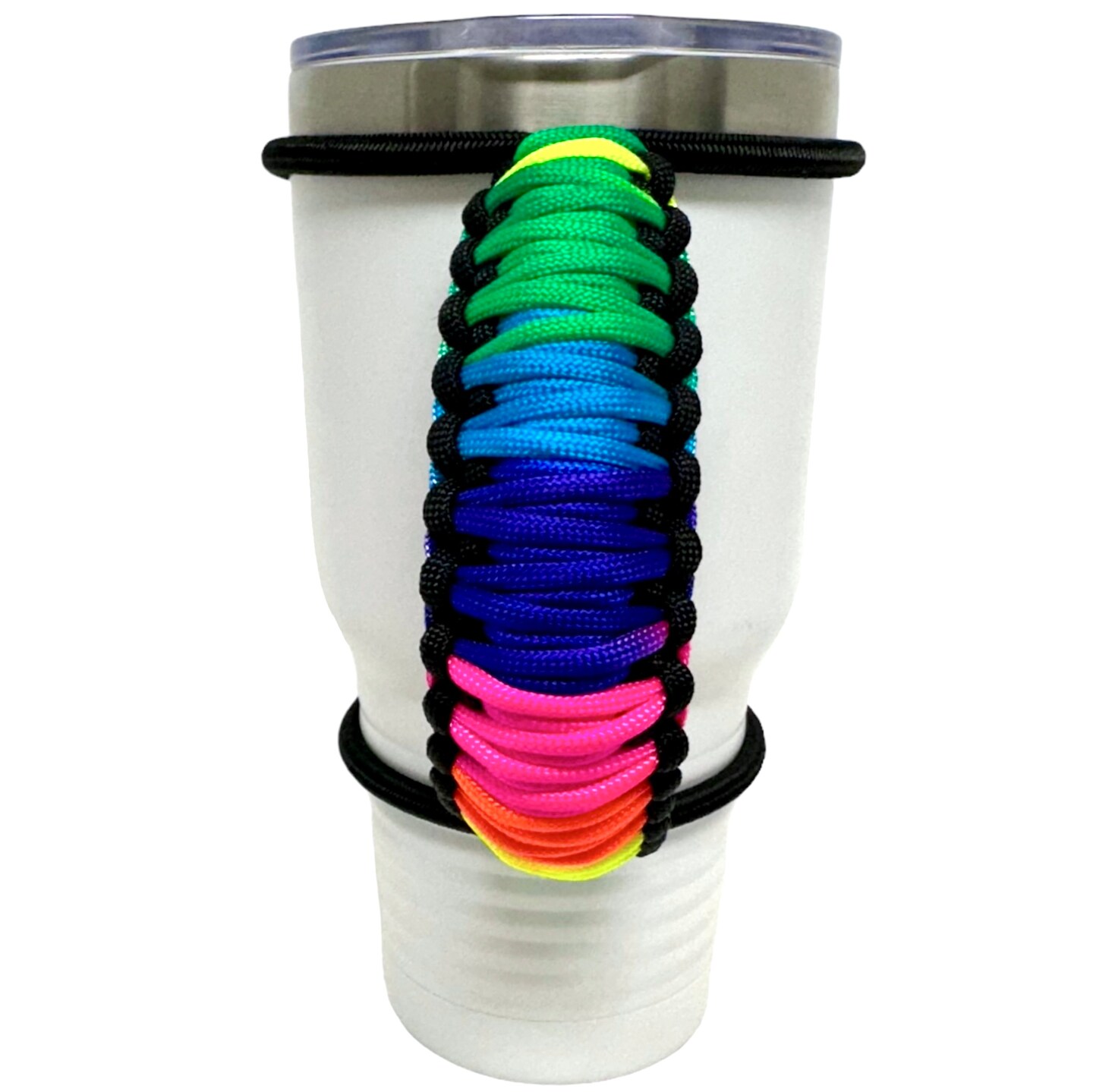 Handmade Universal Paracord Handle Coated Tumblers Travel Mugs