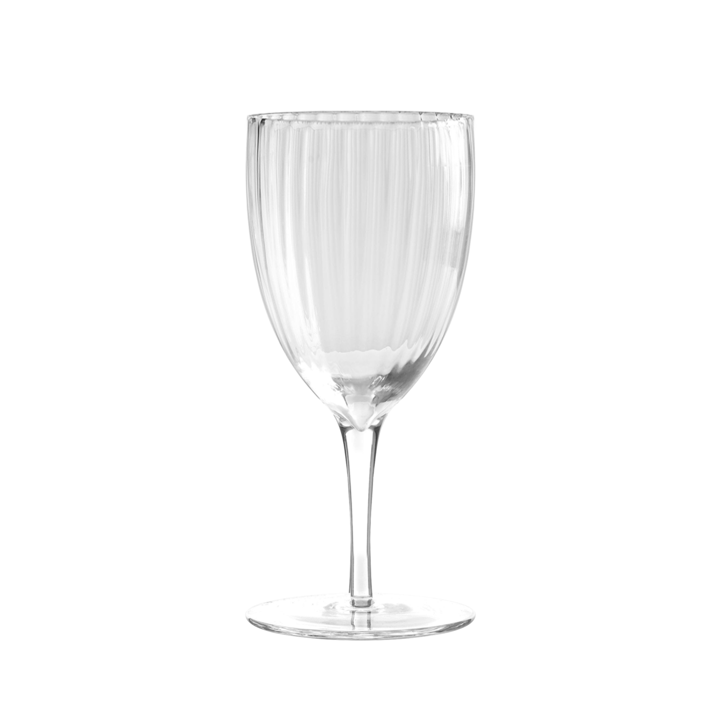 Clear Stripe Round Disposable Plastic Champagne Flutes - 8 Ounce (48 Champagne Flutes)