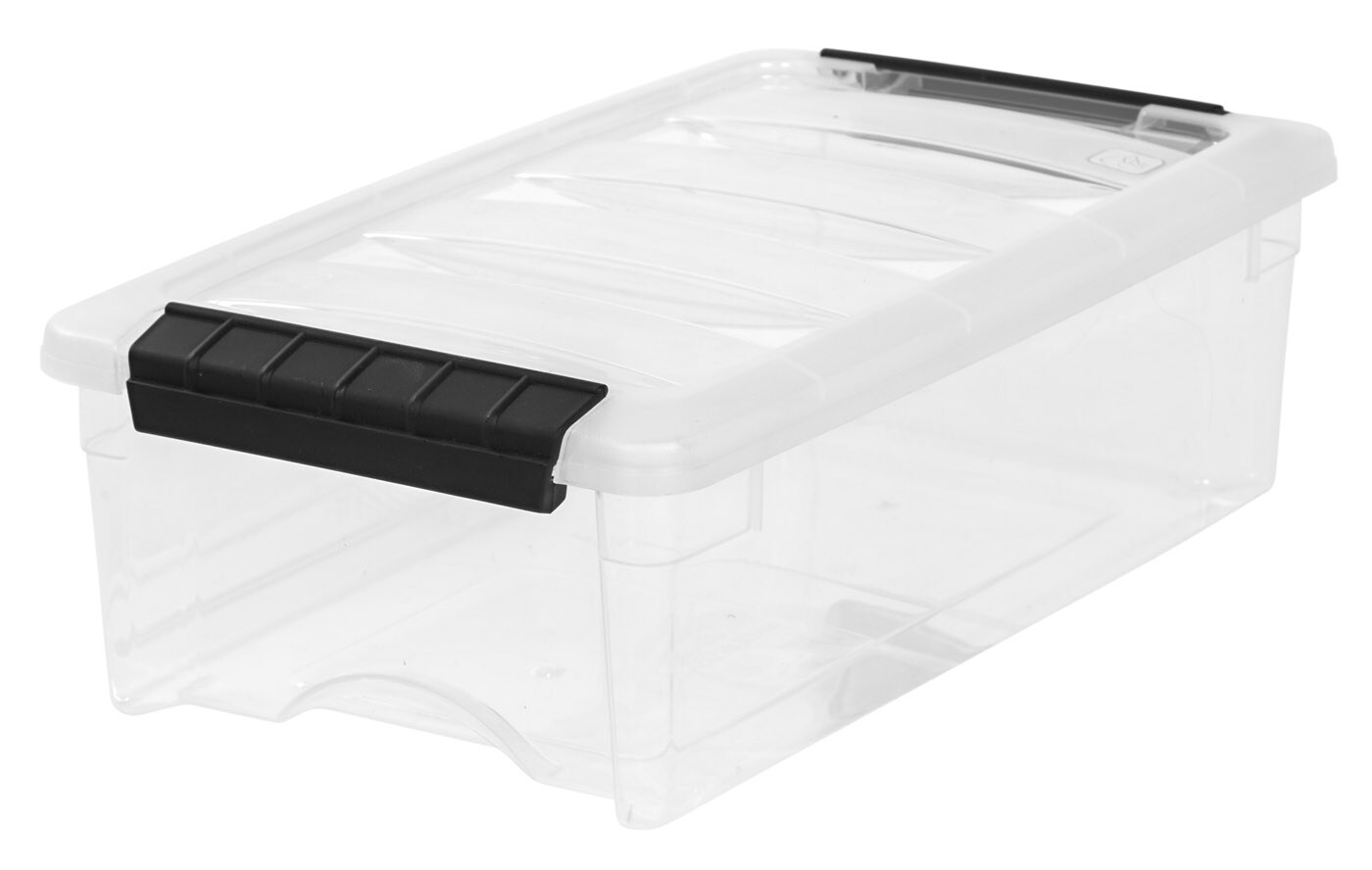 IRIS USA 5 Quart Stack &#x26; Pull&#x2122; Box, Clear