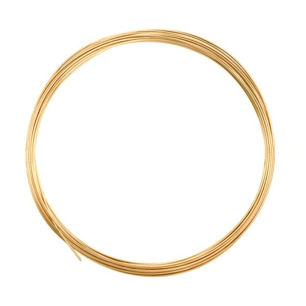 JewelrySupply Round Wire 18 Gauge Dead Soft Gold Filled (Sold by The Foot)