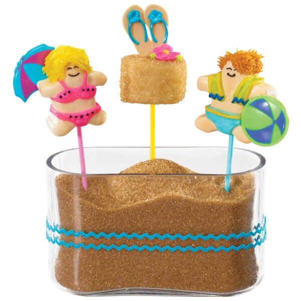 Summer Flip Flops DecoPics&#xAE; Cupcake Decoration, 12ct