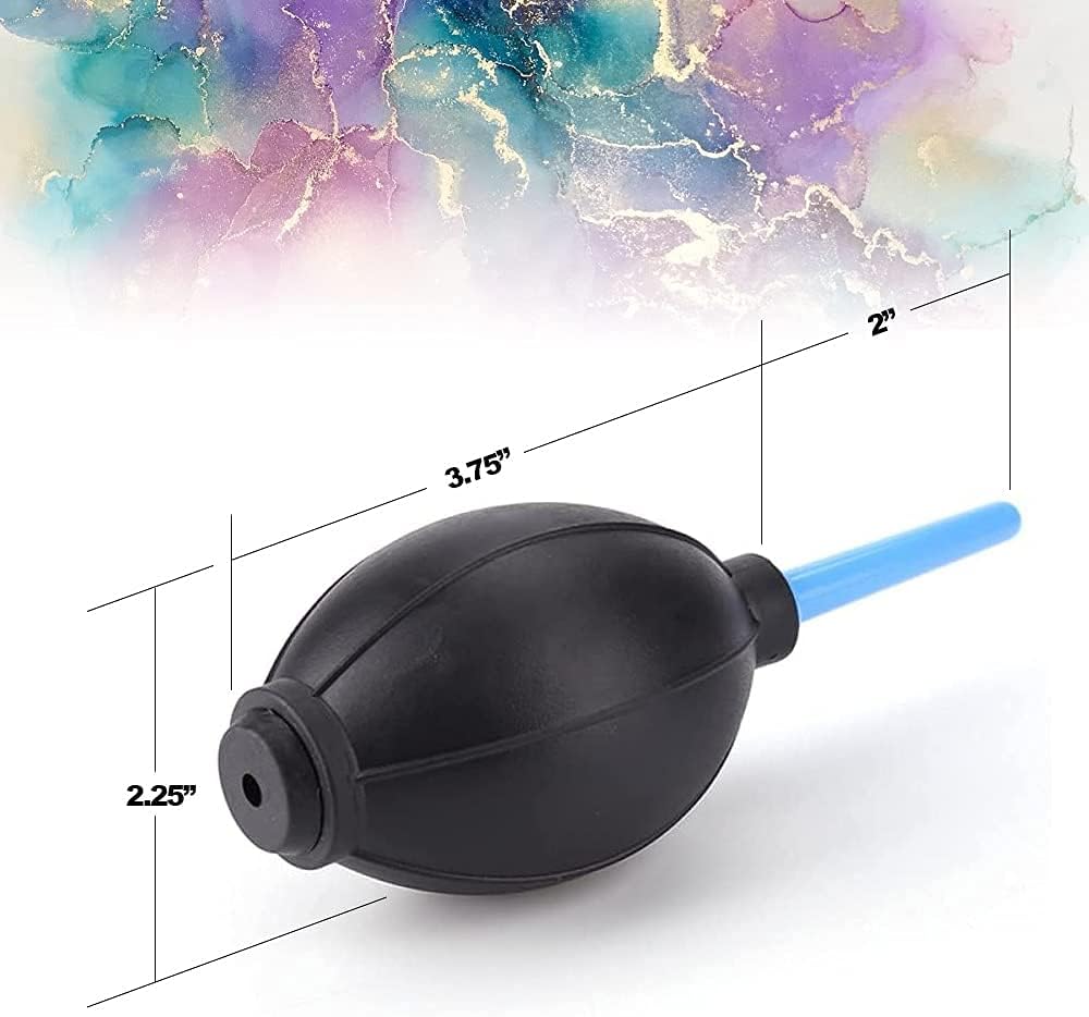 25 Sheets of 5x7 White Alcohol Ink Paper (127x178mm) 300gsm - Hand Blower for Alcohol Ink