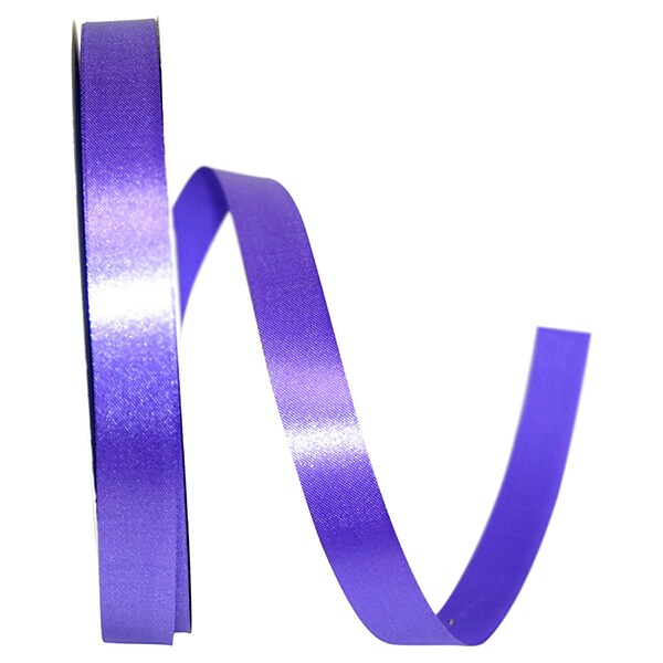 Florist Ribbons --- &#x215D; inch x 100 yards --- Satin / Acetate Supreme Cooler Ribbon -- Grape Color