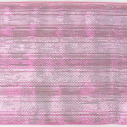 MEEDEE Pink Deco Mesh 10 Inch Valentine Hot Pink Mesh Ribbon Fabric Mesh Roll Decorative Mesh Wreath Supplies for Valentine&#x27;s Day Wreath Front Door Mesh Wreath (30 Feet)