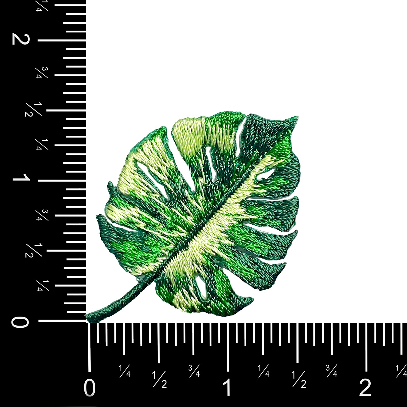 Monstera Deliciosa Leaf, Plants, Embroidered, Iron-on Patch