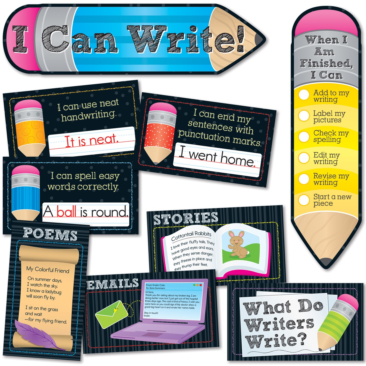 Carson Dellosa I Can Write Mini Bulletin Board Set Michaels