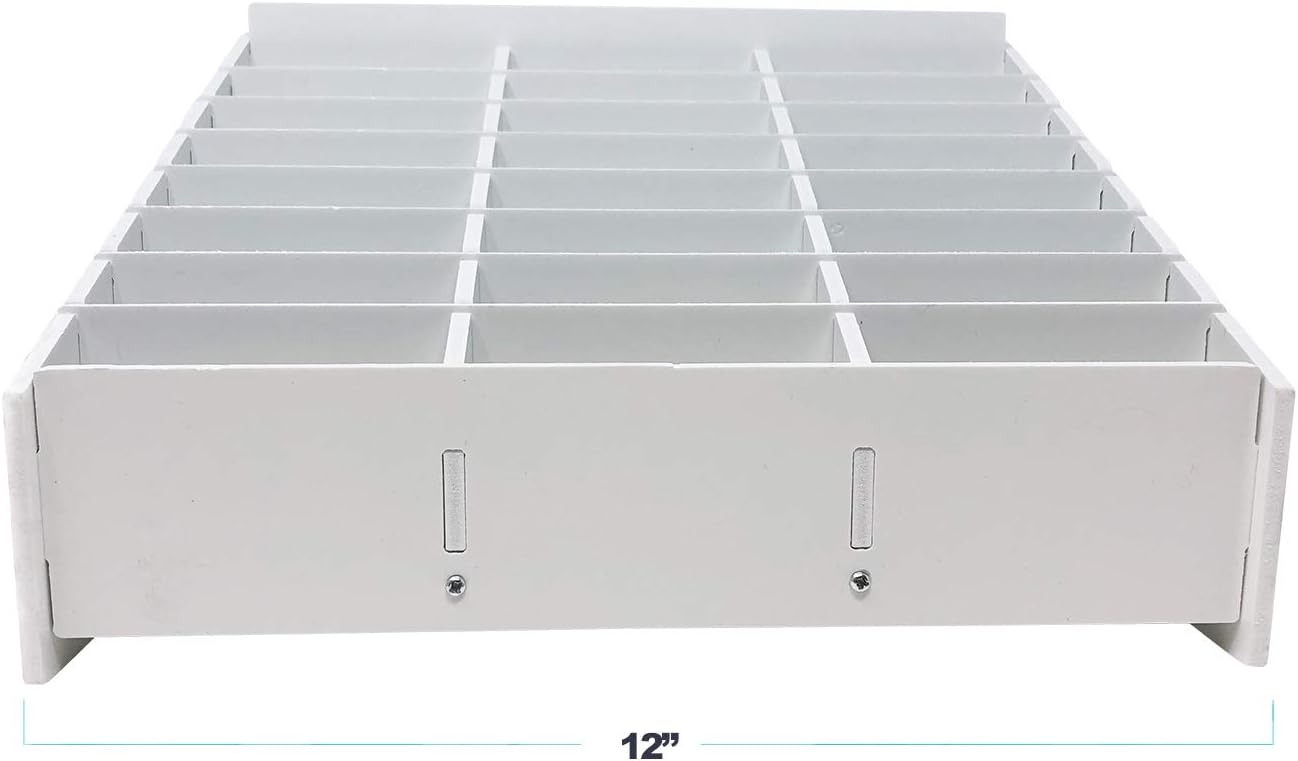 Classroom Cell Phone Storage Cubby and Calculator Storage Caddy Box for Classrooms 24 Slots Cell Phone Holder for Classroom