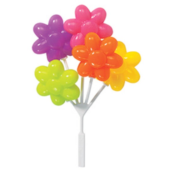 Flower Shaped Balloon Cluster DecoPics&#xAE; Cupcake Decoration, 12ct