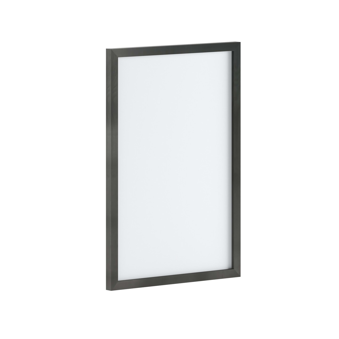 HBCY Creations Wall Mount White Board - Dry Erase Marker, Magnets, Eraser - Wood Frame - For Kitchen, Classrooms, Restaurant Menus and More!