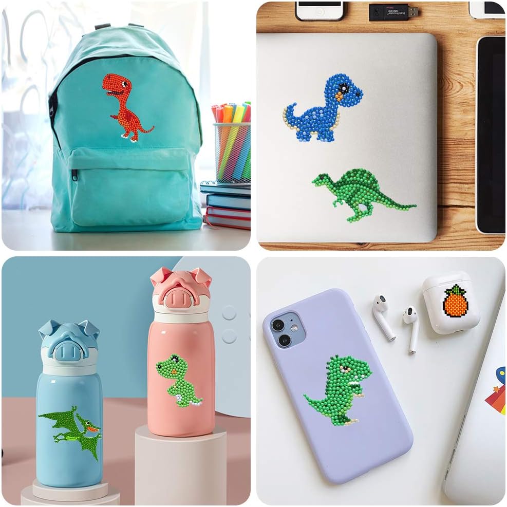 Creative 5D Diamond Painting Stickers Kits for Kids 42 pcs