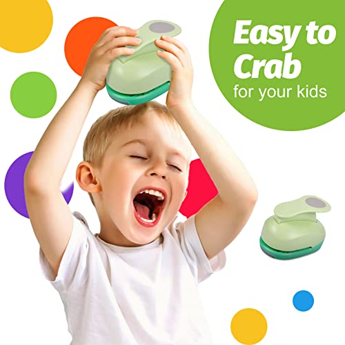 Circle Punch, 1.75 Inch Circle Hole Punch, Craft Paper Punch Circles Craft Punch Handmade Paper Punch for Crafting Scrapbooking Cards Arts Fun Projects