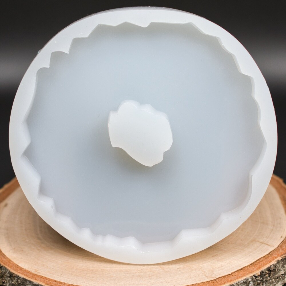 Handmade Geode Silicone Coaster Mold G4