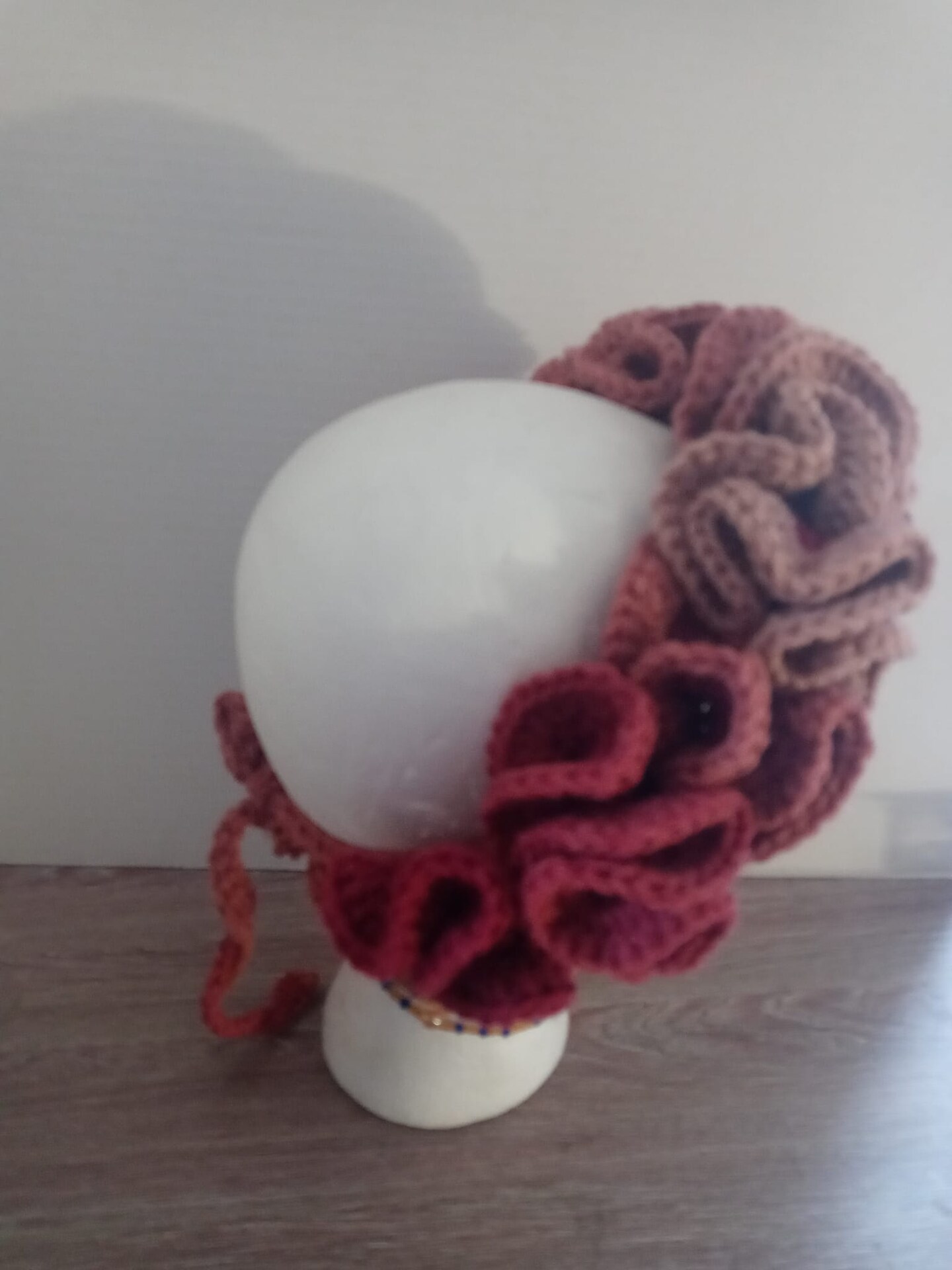 Crochet Ruffle Headband image 4