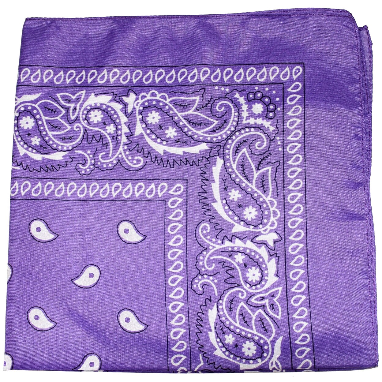 Laciteinterdite Set van 3 paisley bandana's voor dames en heren, 57 x 57 cm, eenheidsmaat beige