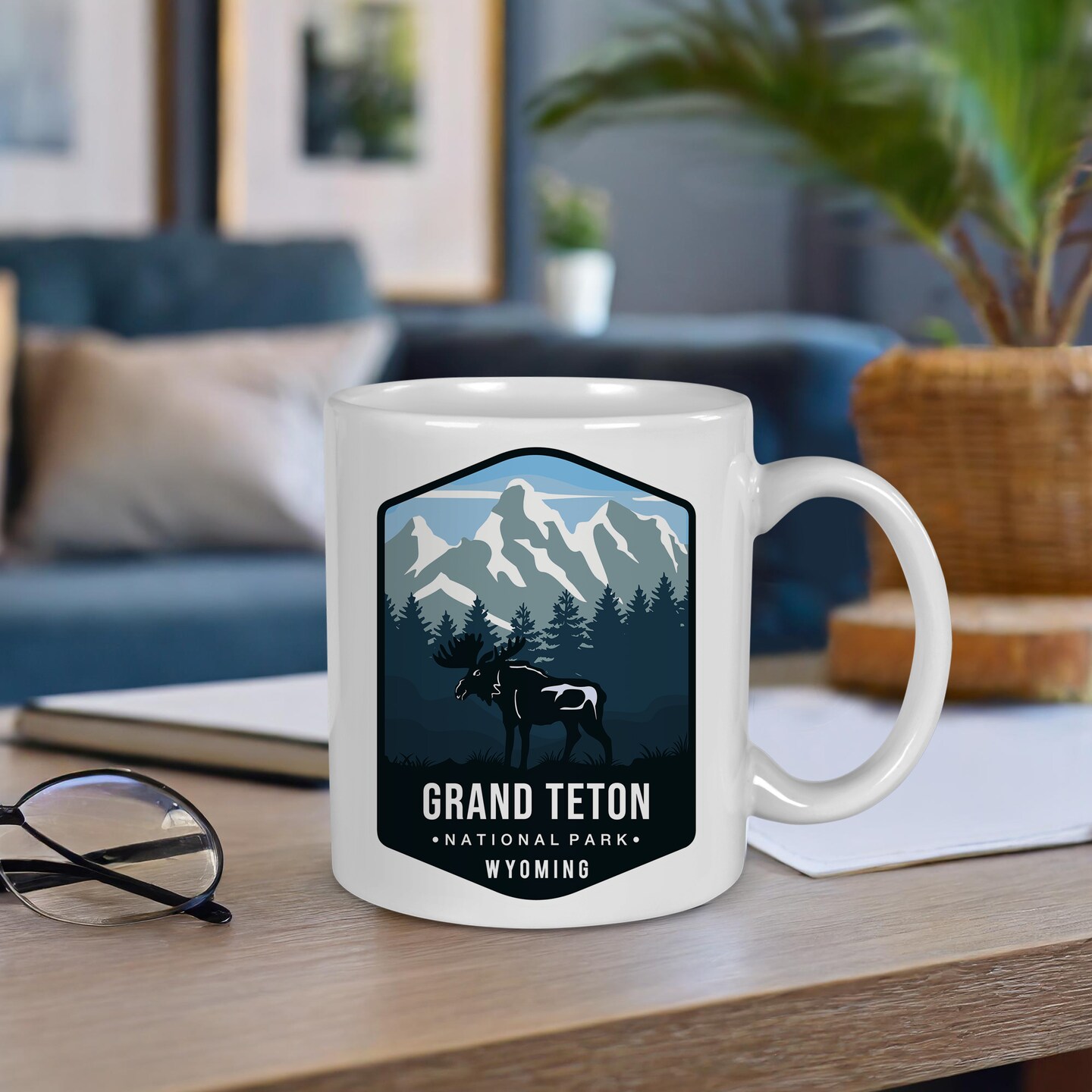 Grand Teton National Park in Wyoming State Coffee Mug - Free Shipping product 4