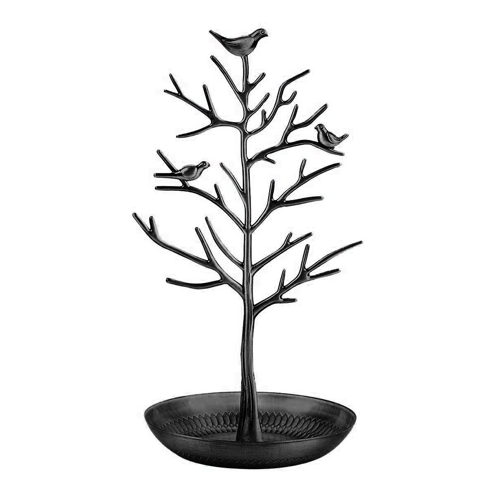 Alloy Jewelry Tree Display Stand Holder Organizer Tower For Earring Necklace Ring