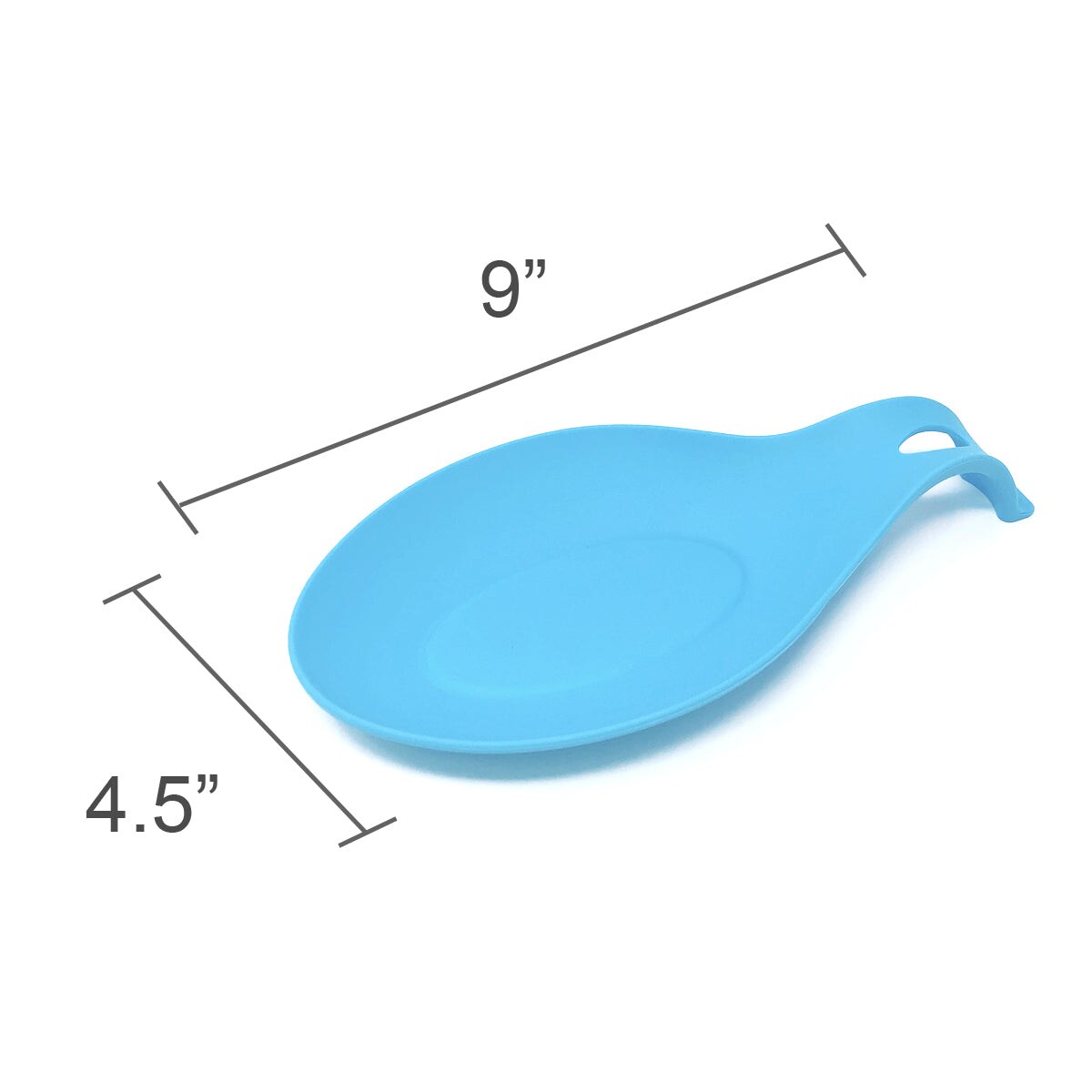 Wrapables Large Silicone Heat Resistant Spoon Rest Utensil Spatula Ladle Holder (Set of 4)