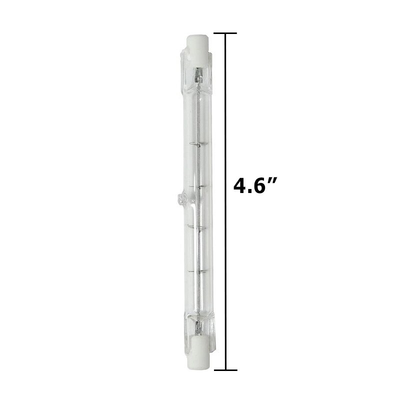 Platinum FCL 500W 120V Clear Double Ended 118mm Halogen Bulb