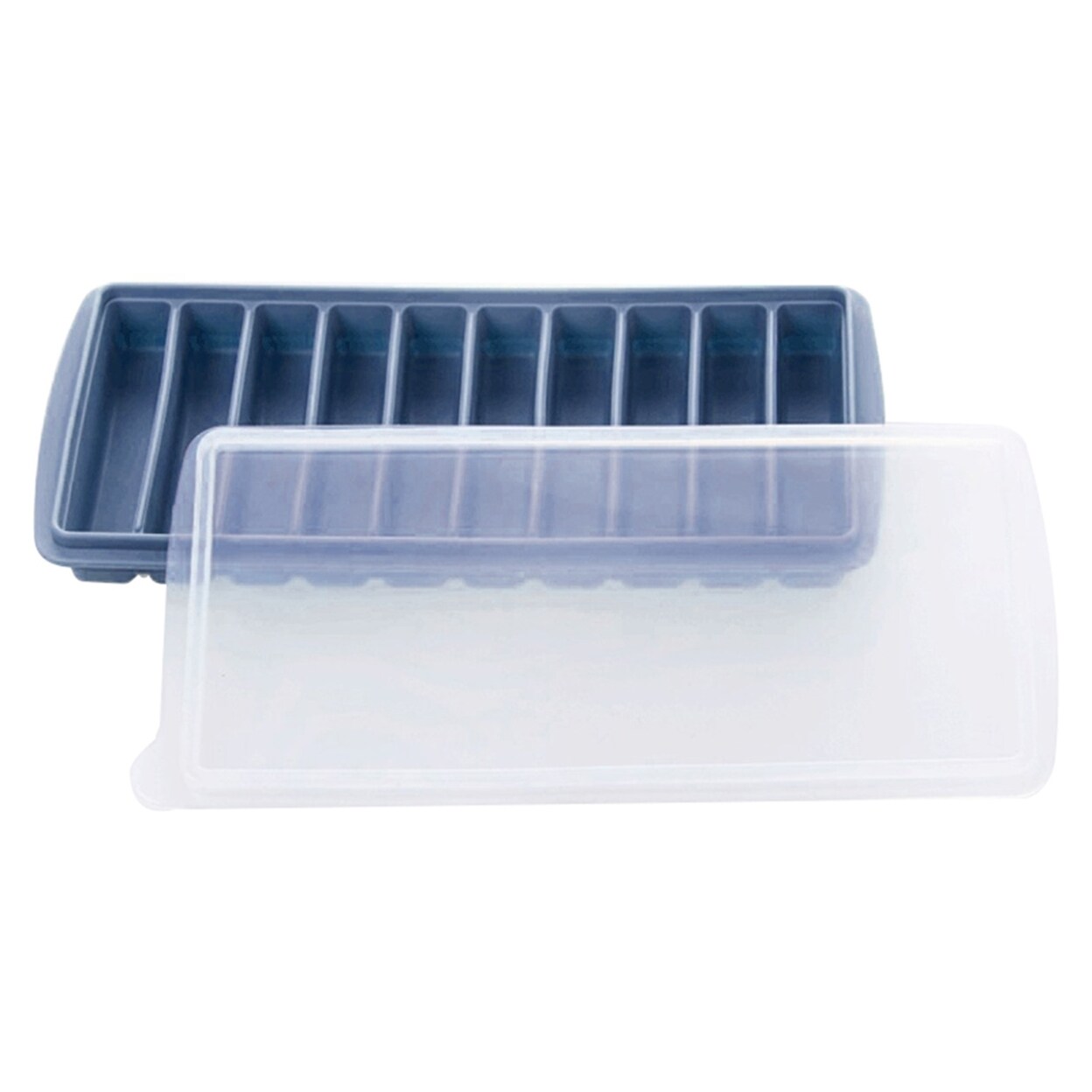 Generic Ice Cube Tray Super Soft Heat Resistant Silicone 10-Cavities Flexible Ice Cube Maker Mold for Home