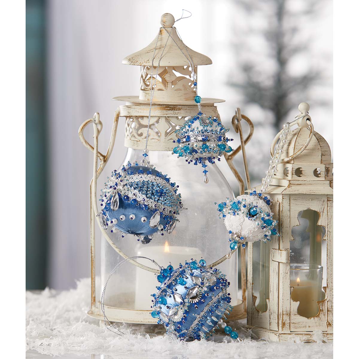 beaded sequin ornament kits